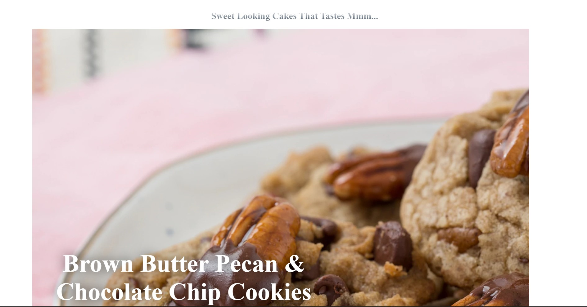 Recipe Website Şablon